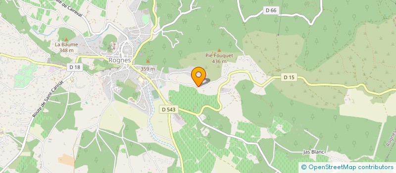 localisation de l'entreprise FACOTECH à ROGNES