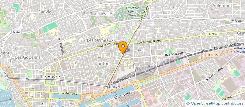 localisation de l'entreprise FACS TELECOM  LE HAVRE