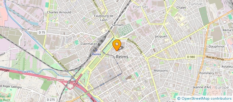 localisation de l'entreprise FACSTAR  REIMS