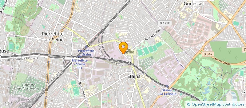 localisation de l'entreprise FACT INGENIERIE à STAINS