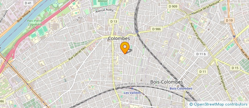 localisation de l'entreprise FACTECO SARL  COLOMBES