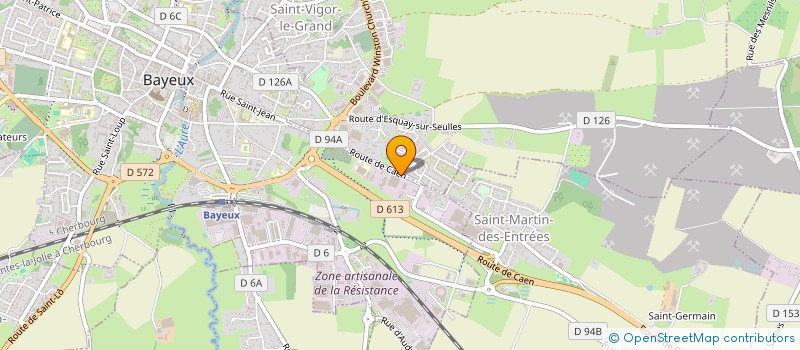 localisation de l'entreprise FACTEM  BAYEUX