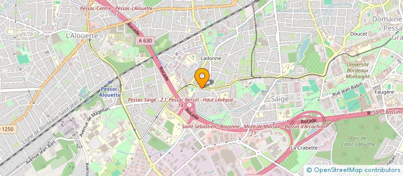 localisation de l'entreprise FACTEO CONSULTING à PESSAC