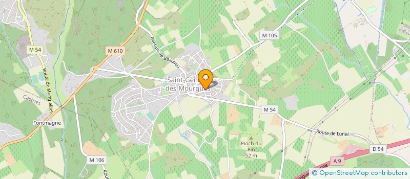 localisation de l'entreprise FACTEUR X  SAINT-GENIES-DES-MOURGUES