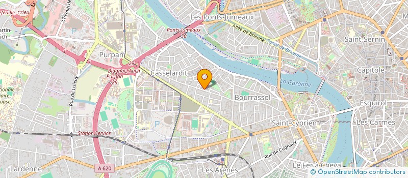localisation de l'entreprise FACTEUR X à TOULOUSE