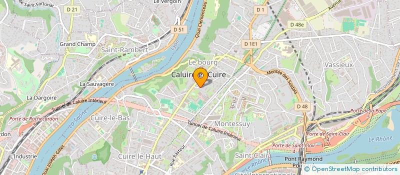 localisation de l'entreprise FACTOR H  CALUIRE-ET-CUIRE