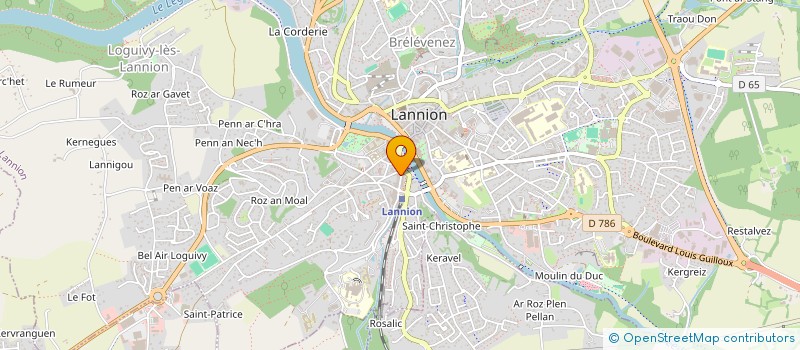 localisation de l'entreprise FACTOR-I à LANNION
