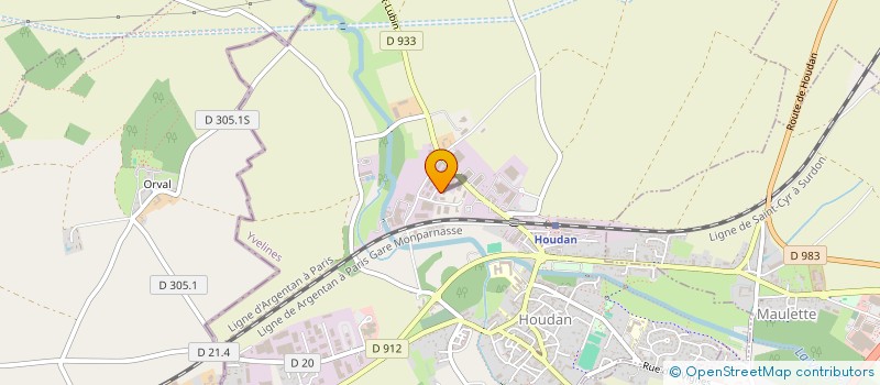 localisation de l'entreprise FACTORERIE à HOUDAN