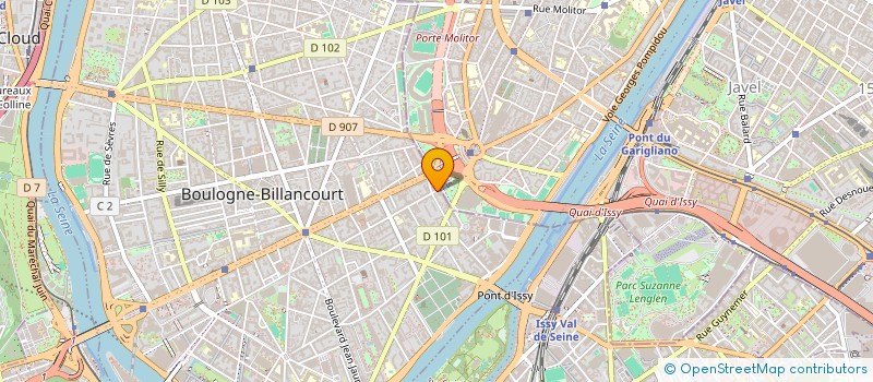 localisation de l'entreprise FACTORIA TELECOM  BOULOGNE-BILLANCOURT