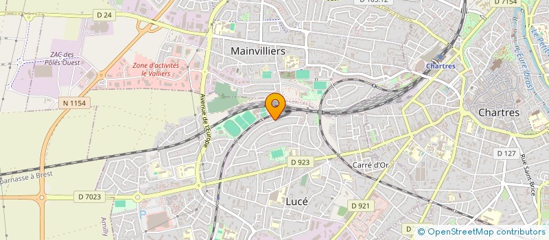 localisation de l'entreprise FACTORIX à LUCE
