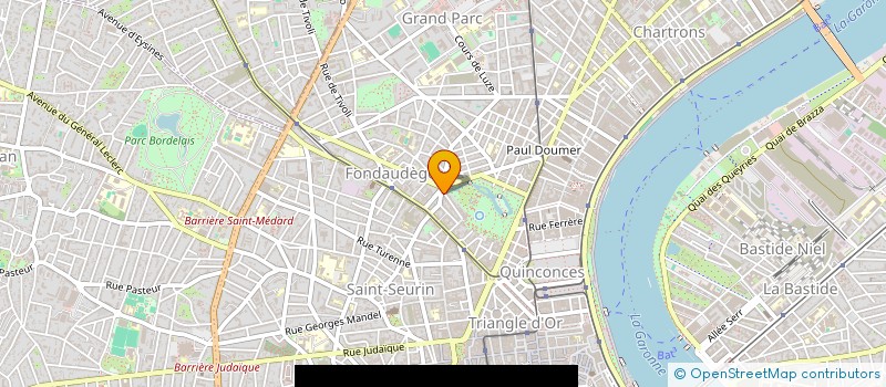 localisation de l'entreprise FACTORY 33000 à BORDEAUX