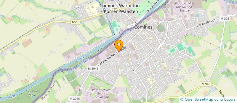 localisation de l'entreprise FACTORY  COMINES