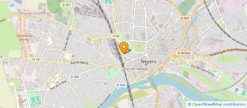 localisation de l'entreprise FACTORY BURGER à NEVERS