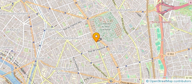 localisation de l'entreprise FACTORY DESIGN  PARIS