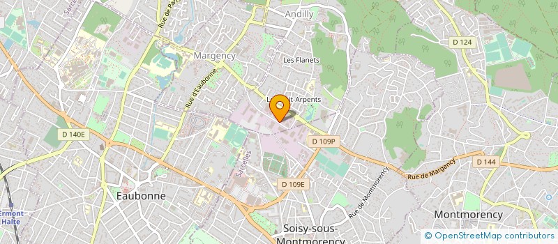 localisation de l'entreprise FACTORY GYM à DOMONT