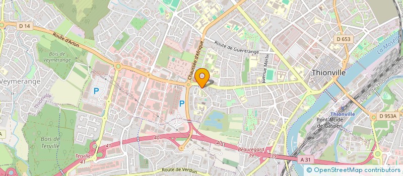 localisation de l'entreprise FACTORY PIZZA  THIONVILLE