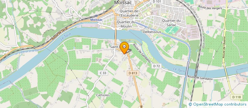 localisation de l'entreprise FACTORY WHEELS  MOISSAC