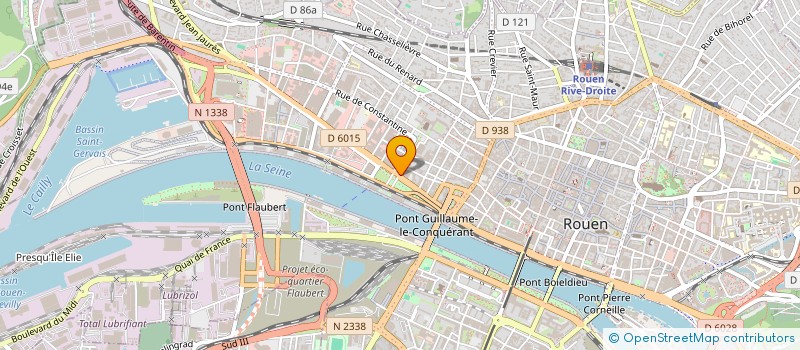 localisation de l'entreprise FACTORY76 à ROUEN