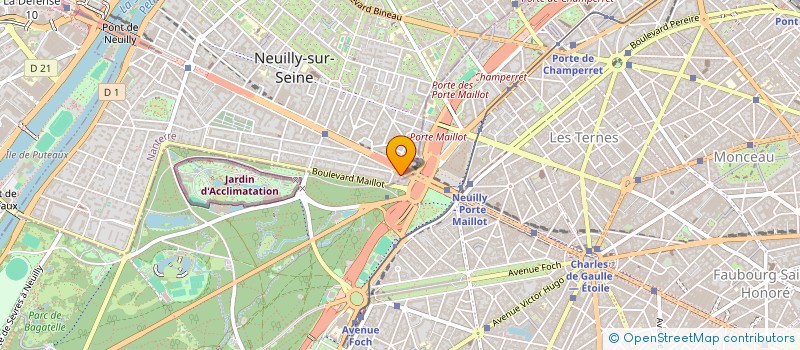 localisation de l'entreprise FACTORYMARK à NEUILLY-SUR-SEINE