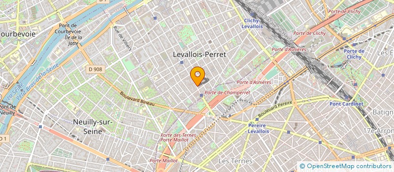localisation de l'entreprise FACTUEL MEDIA à LEVALLOIS-PERRET