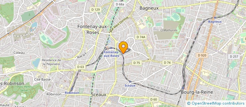 localisation de l'entreprise FACTURER FACILE à FONTENAY-AUX-ROSES