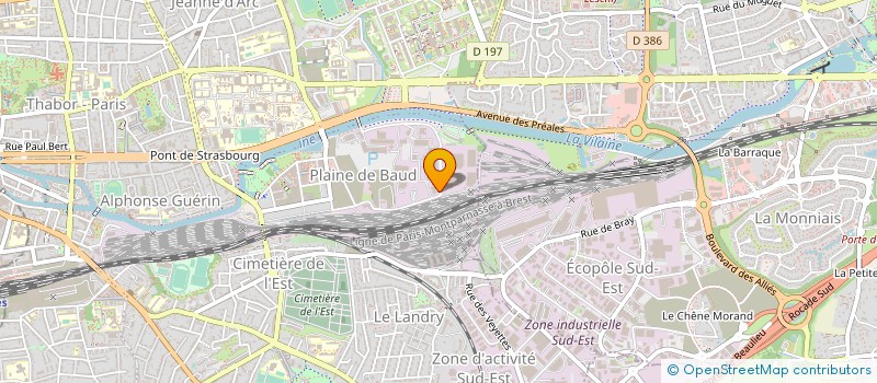localisation de l'entreprise FACUL LIBRE LETTRES SCIENCES POLIT OUEST à RENNES