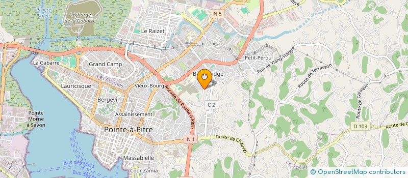 localisation de l'entreprise FACUL LIBRE LETTRES SCIENCES SOCIA APPLI à LES ABYMES