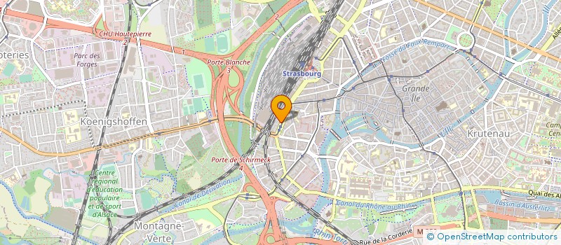 localisation de l'entreprise FACULTATIVE à STRASBOURG