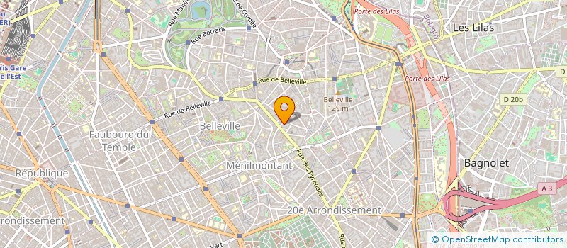 localisation de l'entreprise FACULTE ETIOPATHIE PARIS  PARIS