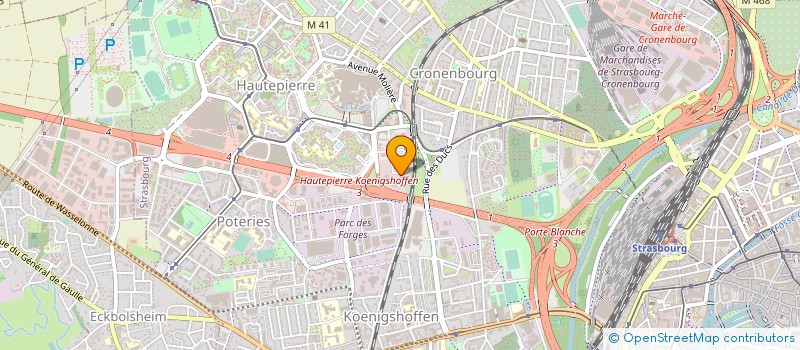 localisation de l'entreprise FACULTE LIBRE DE THEOLOGIE ISLAMIQUE DE STRASBOURG à STRASBOURG