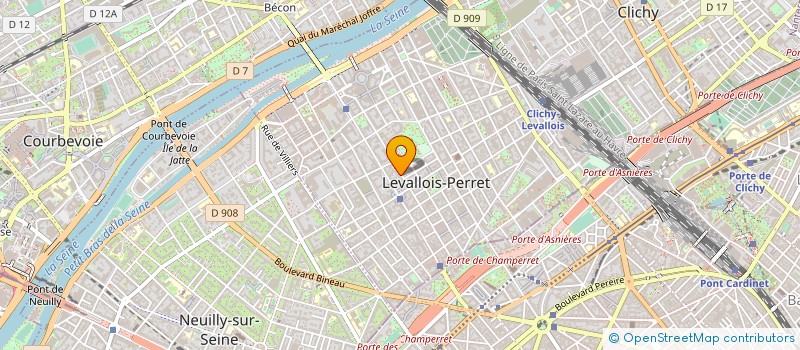 localisation de l'entreprise FACULTE LIBRE DES SCIENCES COMMUNICATION à LEVALLOIS PERRET