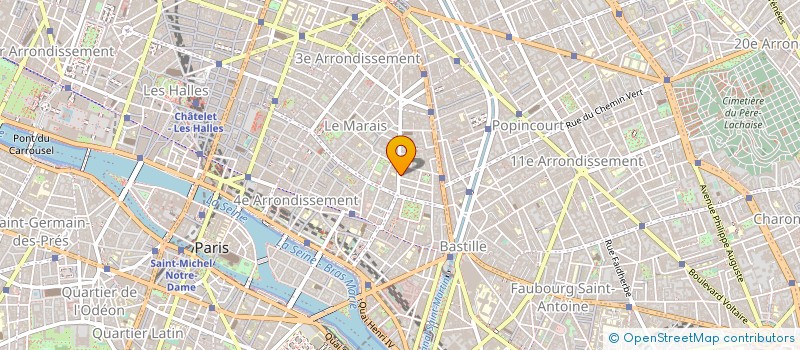 localisation de l'entreprise FACULTE LIBRE DEVELLOP ET PSYCHOTHERAPIE à PARIS