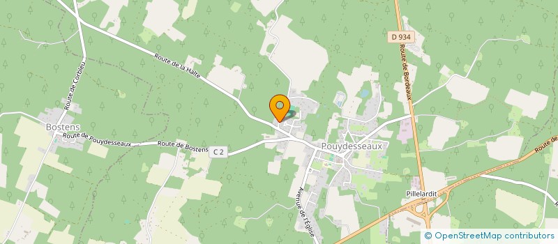 localisation de l'entreprise FACULTES DYS (FLD)  POUYDESSEAUX