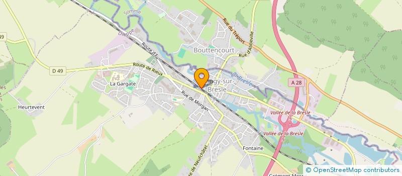 localisation de l'entreprise FACV  BLANGY-SUR-BRESLE