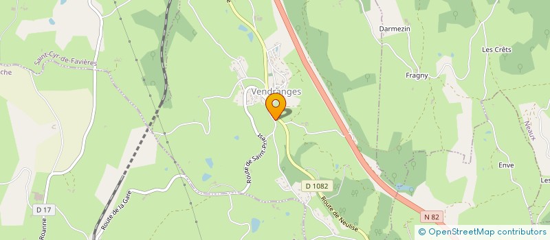 localisation de l'entreprise FACY INVEST  VENDRANGES