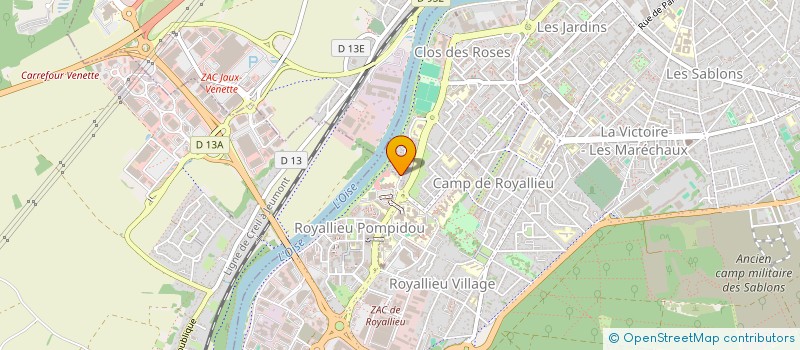 localisation de l'entreprise FACYL  COMPIEGNE