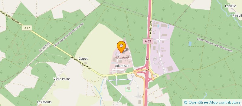 localisation de l'entreprise FACYLITIES MULTI SERVICES  SAINT-GEOURS-DE-MAREMNE