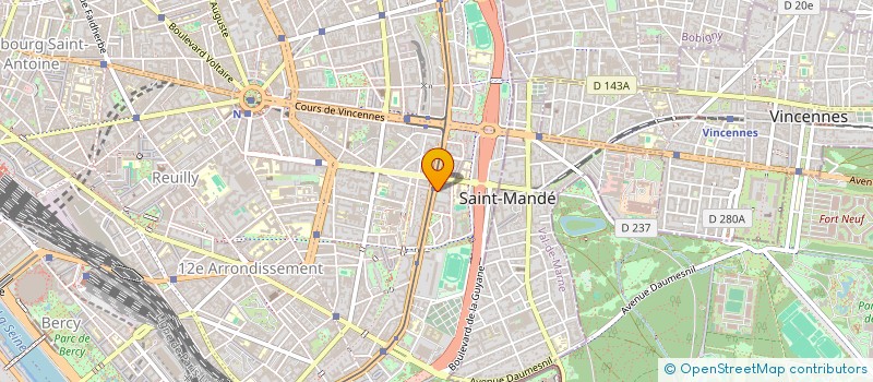 localisation de l'entreprise FAD MATERIAUX à PARIS