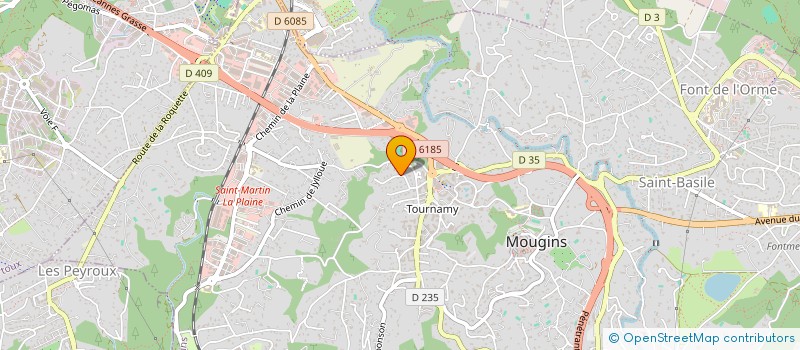 localisation de l'entreprise FADA 3 à MOUGINS