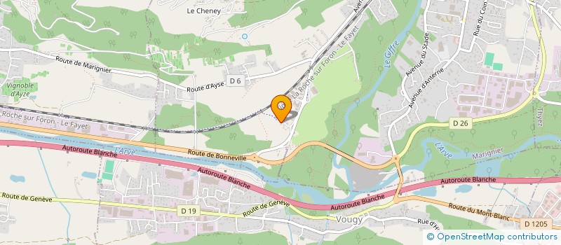 localisation de l'entreprise FADA  MARCELLAZ