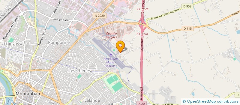 localisation de l'entreprise FADA  MONTAUBAN