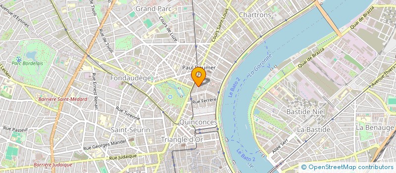 localisation de l'entreprise FADA  BORDEAUX