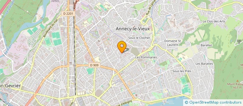 localisation de l'entreprise FADA à ANNECY