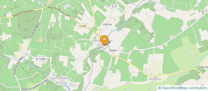 localisation de l'entreprise FADA D'ALBRET  CASTELMORON-D'ALBRET