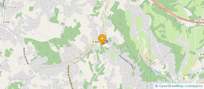 localisation de l'entreprise FADAT D'HIER ET D'AUJOURD'HUI  BRIVE-LA-GAILLARDE