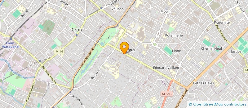 localisation de l'entreprise FADE  ROUBAIX