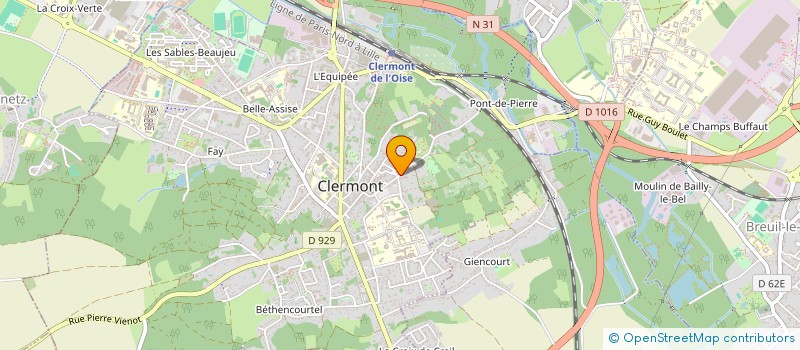 localisation de l'entreprise FADE TOO GREY  CLERMONT