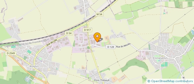 localisation de l'entreprise FADEC DE LA BROYE à ENNEVELIN