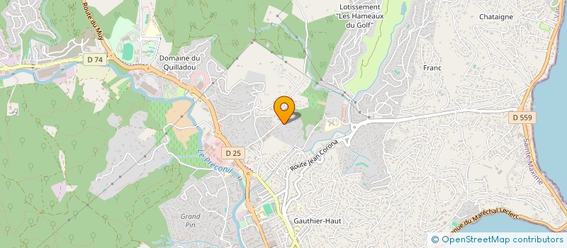 localisation de l'entreprise FADEC IMMOBILIER à SAINTE-MAXIME