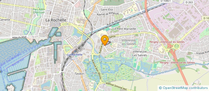 localisation de l'entreprise FADEL  LA ROCHELLE